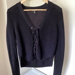 EXPRESS Black knit sweater